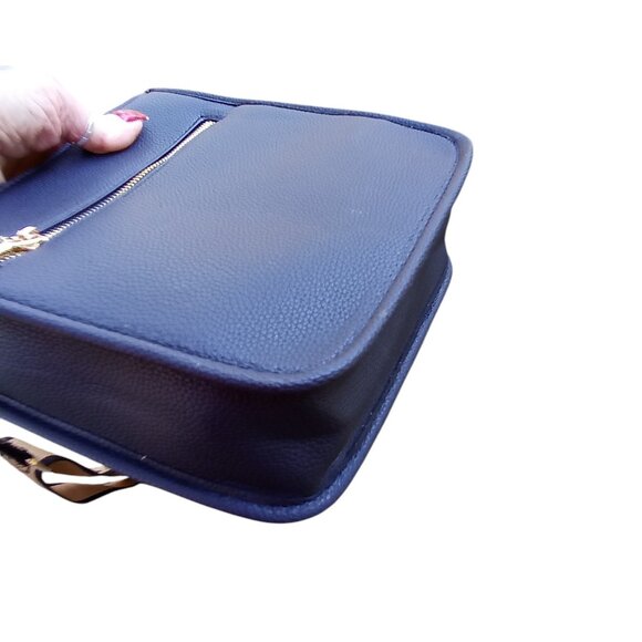 Valentino Orlandi NEW Black 2 pc Vegan Leather Crossbody  Bag & Pouch $199 - Picture 10 of 14